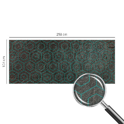 3D fototapetas sienoms su geometriniu piešiniu