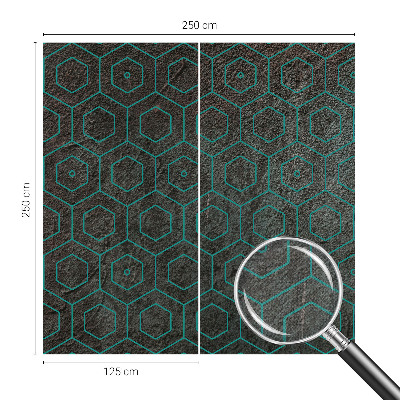 3D fototapetas sienoms su geometriniu piešiniu