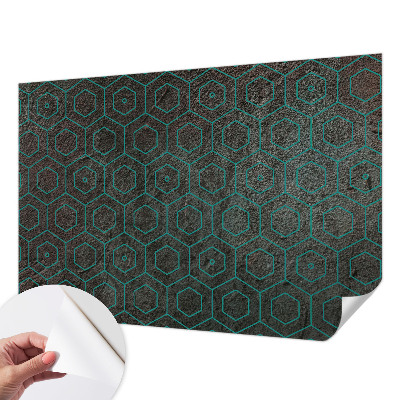 3D fototapetas sienoms su geometriniu piešiniu