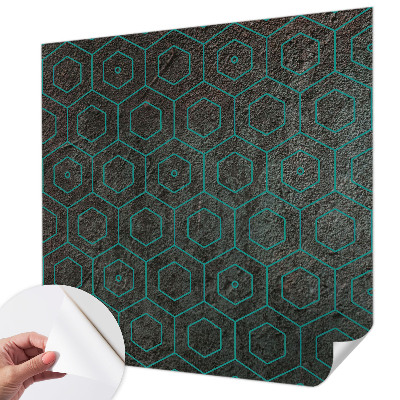 3D fototapetas sienoms su geometriniu piešiniu