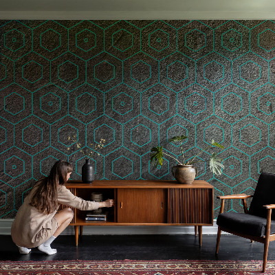 3D fototapetas sienoms Geometrinis piešinys