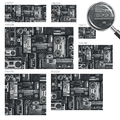 Fototapetas vaiko kambariui Retro radijas