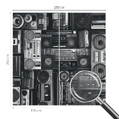 Fototapetas vaiko kambariui Retro radijas