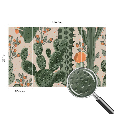 Tapetai Grønne kaktusas