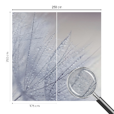 Savaime lipnus fototapetas Dugfrisk mælkebøtte