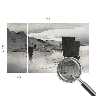 Savaime lipnus fototapetas Aftenbugt