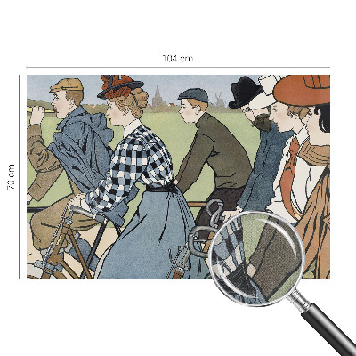 3D fototapetas Veteranas dviratininkas