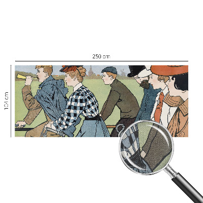 3D fototapetas Veteranas dviratininkas