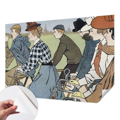 3D fototapetas Veteranas dviratininkas