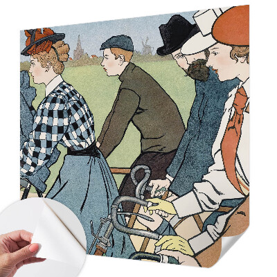 3D fototapetas Veteranas dviratininkas