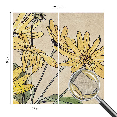 Tapetai Akvarelės žiedas