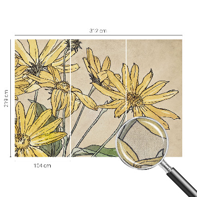 Tapetai Akvarelės žiedas