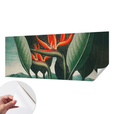 3D fototapetas sienoms su egzotiniu žiedų motyvu