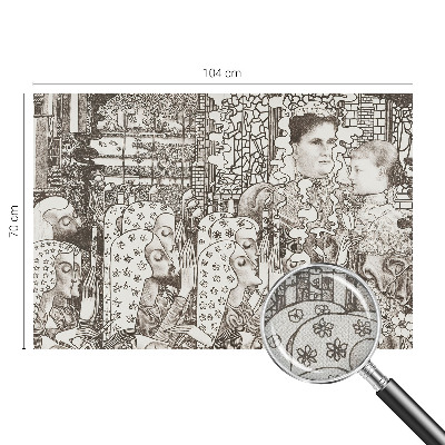 3D fototapetas Žiedų portretai