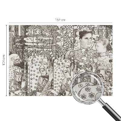 3D fototapetas Žiedų portretai