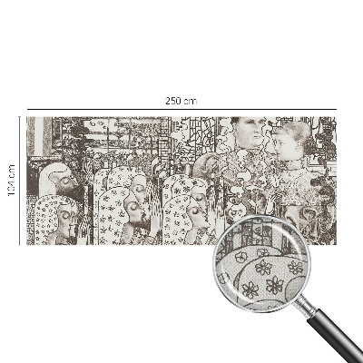 3D fototapetas Žiedų portretai