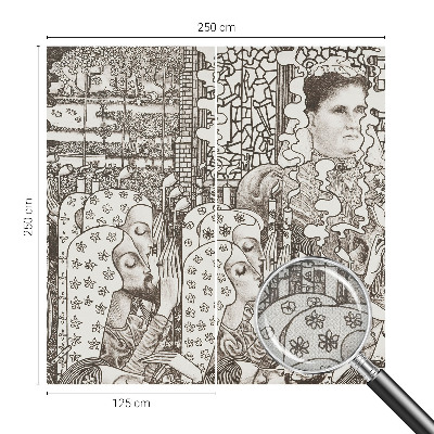 3D fototapetas Žiedų portretai