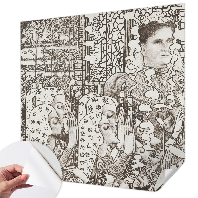 3D fototapetas Žiedų portretai