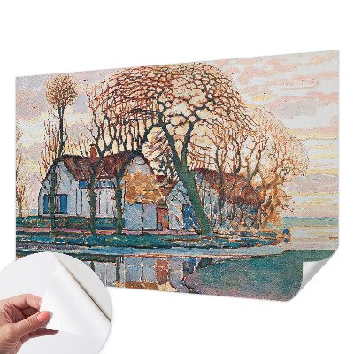 3D fototapetas su idilišku peizažu