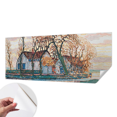 3D fototapetas su idilišku peizažu