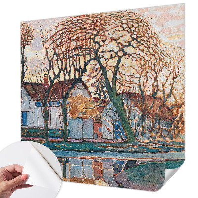 3D fototapetas su idilišku peizažu