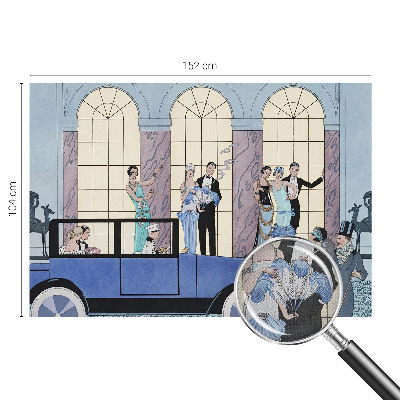 Savaime lipnus fototapetas Art Deco