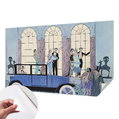 Savaime lipnus fototapetas su Art Deco motyvu