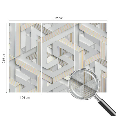 Savaime lipnus fototapetas Iliustruotasis buvęs