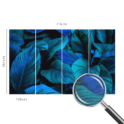 Savaime lipnus fototapetas Mėlynas peilis