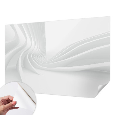3D fototapetas su skysčio linijų motyvu