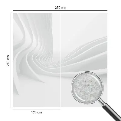 3D fototapetas su skysčio linijų motyvu