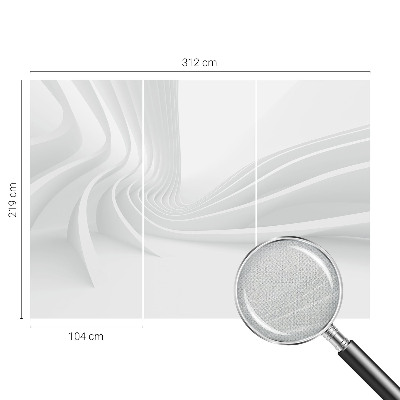 3D fototapetas Væskelinjer