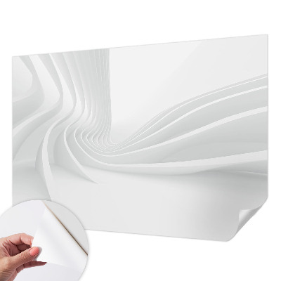 3D fototapetas su skysčio linijų motyvu