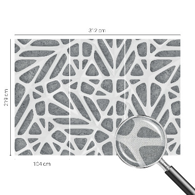 Fototapetai su geometriniu tinklu