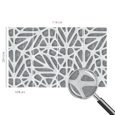 Fototapetai su geometriniu tinklu