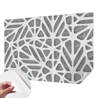 Fototapetai su geometriniu tinklu