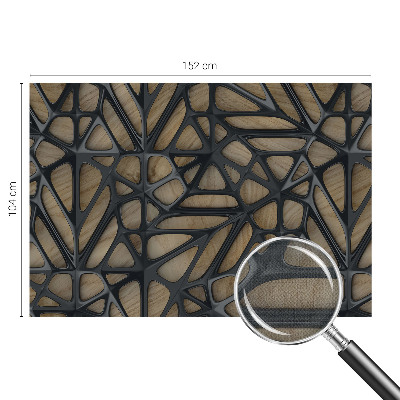 3D fototapetas sienoms su medžio raštu