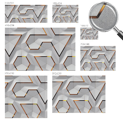 Savaime lipnus fototapetas Tredimensionelle mønstre