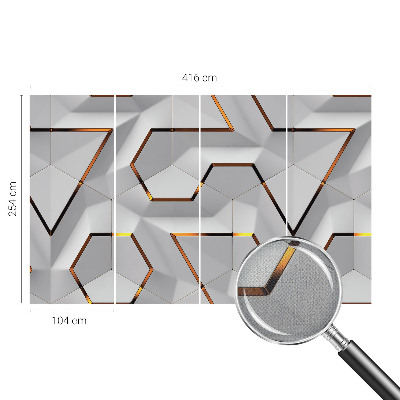 Savaime lipnus fototapetas Tredimensionelle mønstre