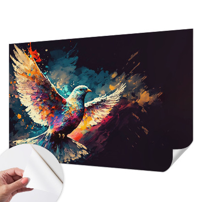 Savaime lipnus fototapetas Spalvingas fugl