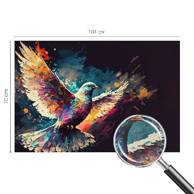 Savaime lipnus fototapetas Spalvingas fugl