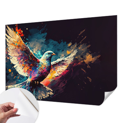 Savaime lipnus fototapetas Spalvingas fugl