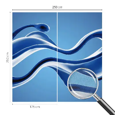 3D fototapetas sienoms su abstrakčiu led efektu