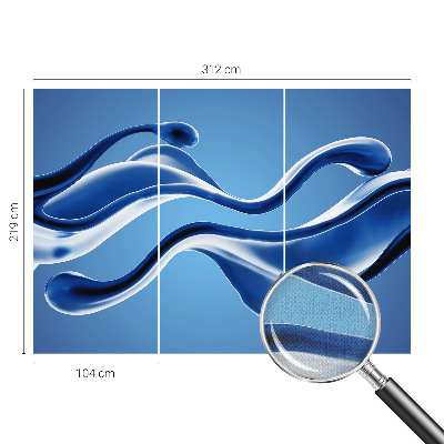 3D fototapetas sienoms Abstraktus leted