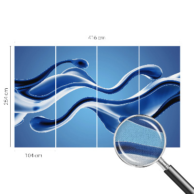 3D fototapetas sienoms Abstraktus leted