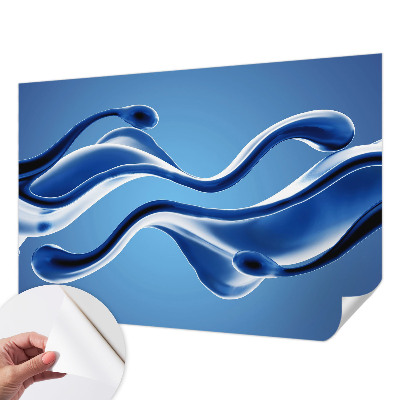3D fototapetas sienoms su abstrakčiu led efektu