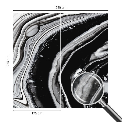 3D fototapetas sienoms su monochromatiniais buteliais