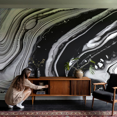 3D fototapetas sienoms Monochromatiniai buteliai