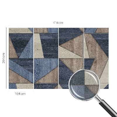 Fototapetas vaiko kambariui Geometriniai dydžiai