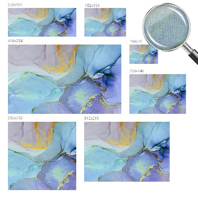 3D fototapetas sienoms Akvarelformeris